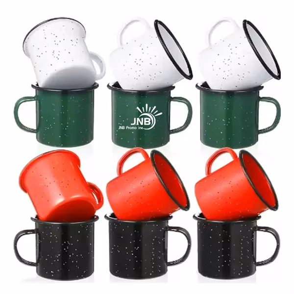 17oz Blue Camping Mug