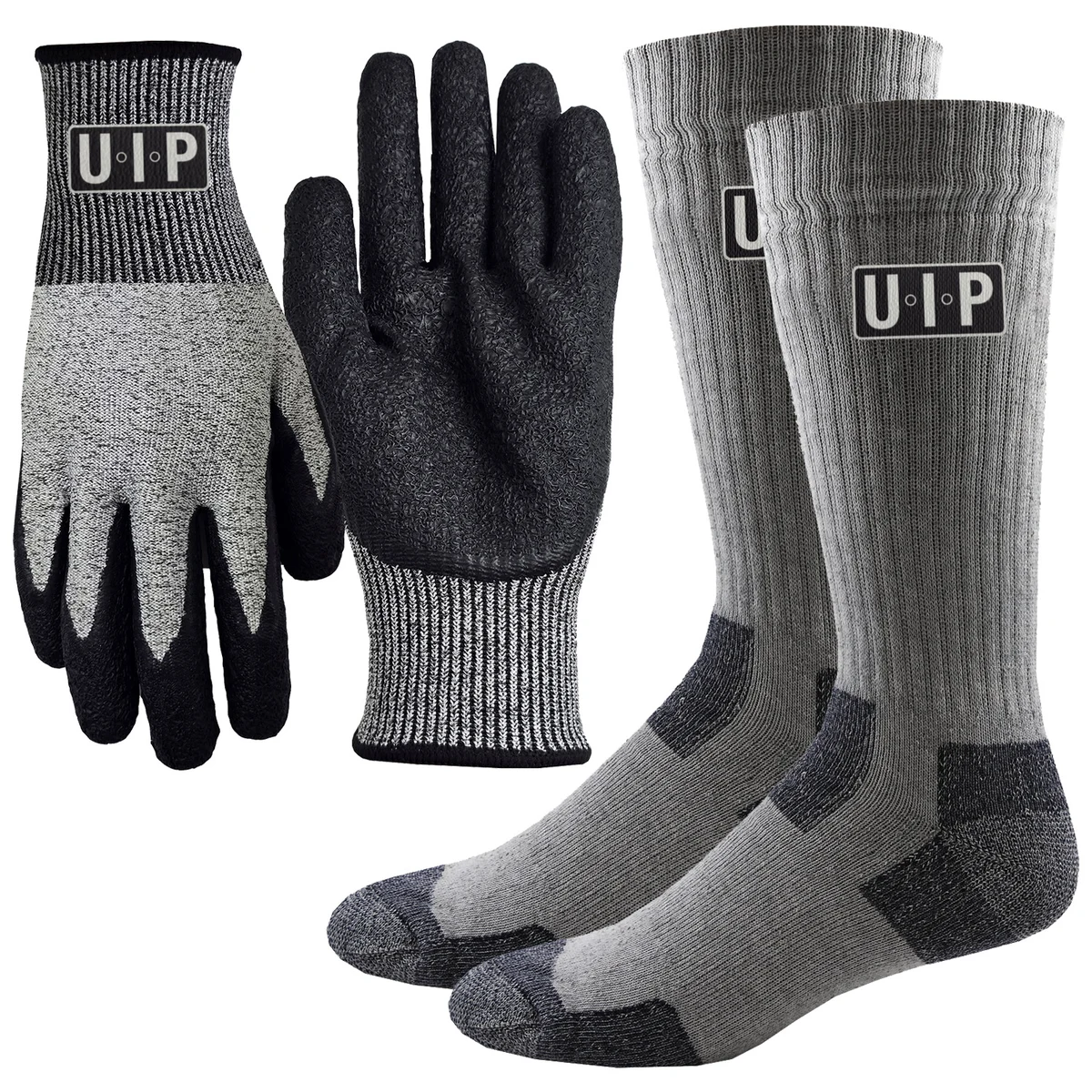 Cut Resistant Gloves - Level 4 & Steel Boot Socks Combo 1