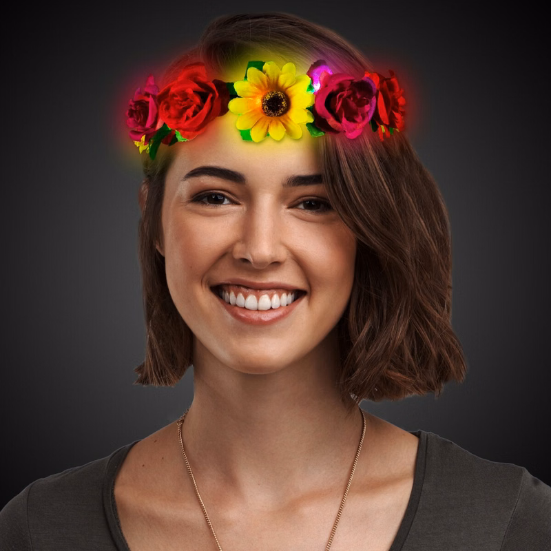 LED Sunflower Halo Headband