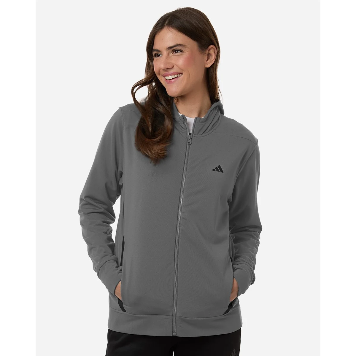 Women's Game & Go Fleece Full-Zip Hooded Sweatshirt - AT209, custom hoodie or sweatshirt with logo imprint 1