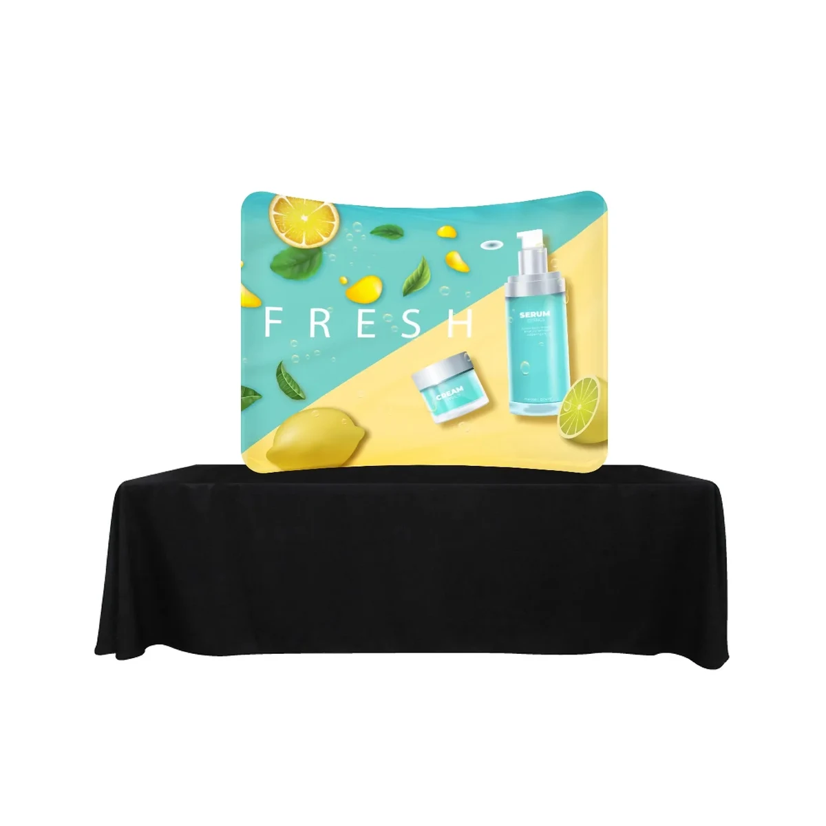 Curved Table Top Display 1