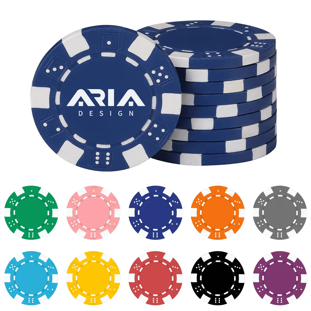 ABS Gaming Poker Chips With Inner Iron Core 1