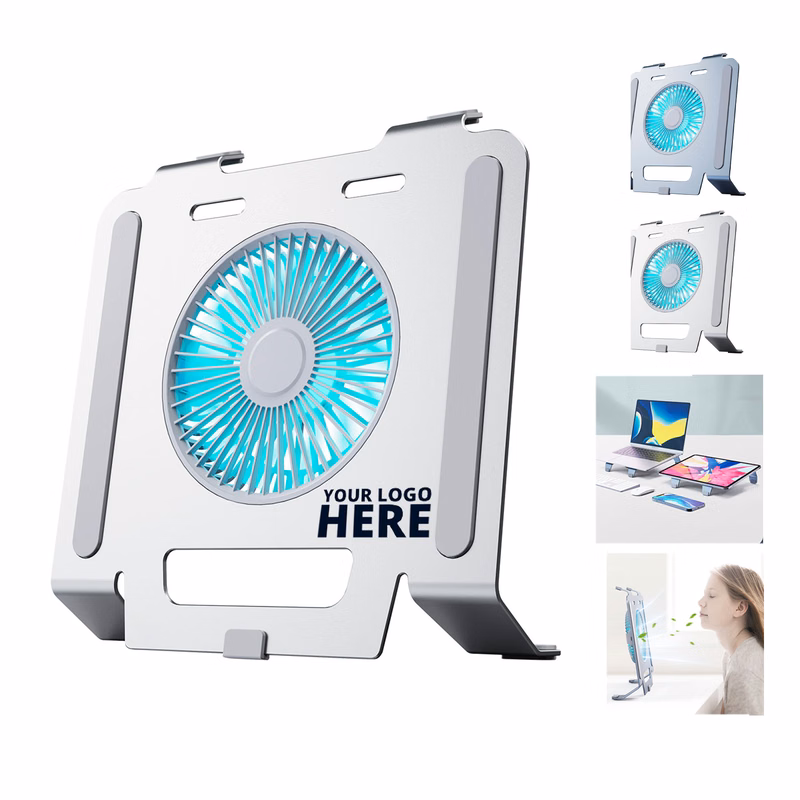 2 In 1  Laptop Stand And Fan