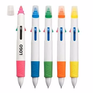 Quatro Pen With Highlighter