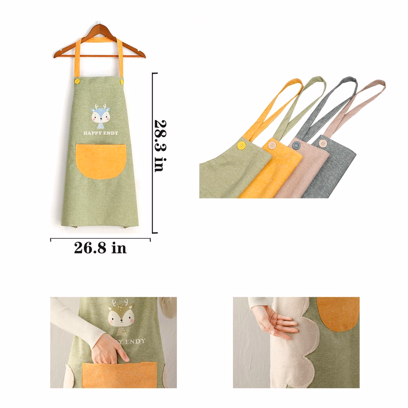 Customizable Simple Pure Cotton Apron