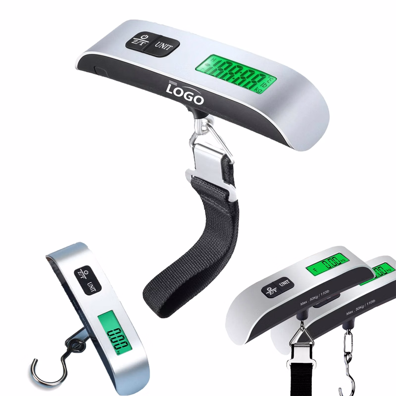 Portable Digital Hanging Baggage Scale w/Temperature Sensor