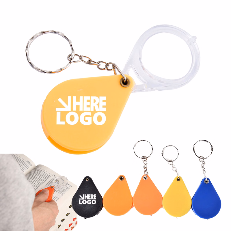 MOQ 20 Magnifying Glass Keychain 5x