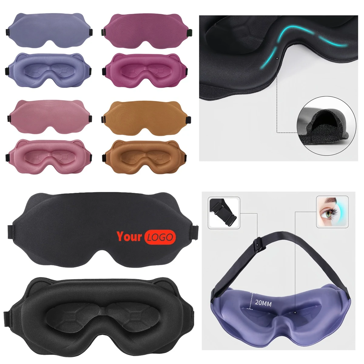 Soft And Breathable Light-blocking Eye Mask 1