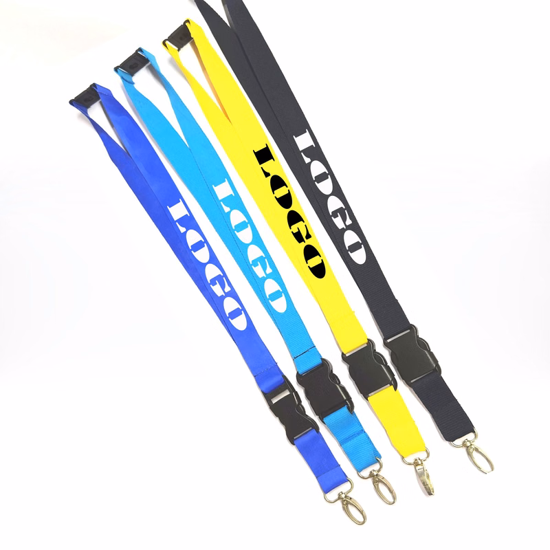 Custom Lanyards W/ Safety Breakaway & Buckle Release