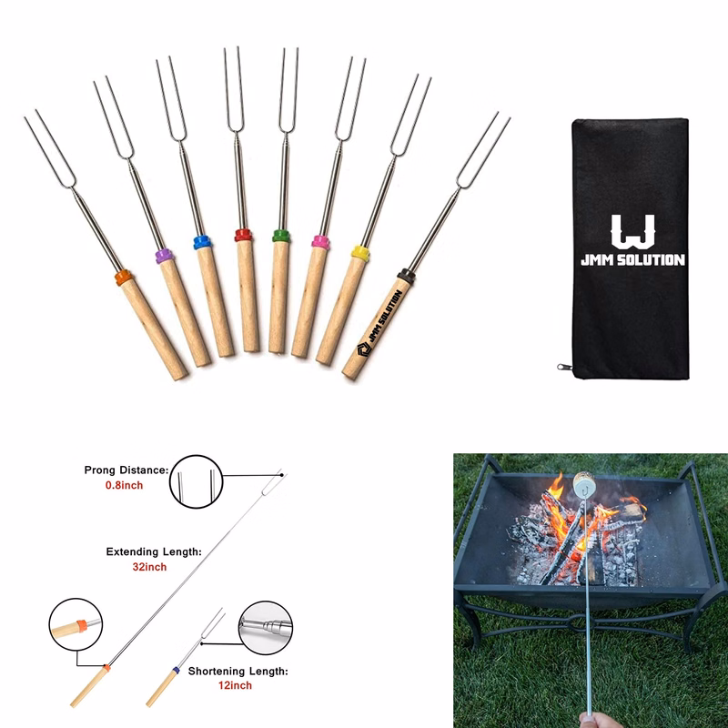 8 PCS Marshmallow Roasting Sticks