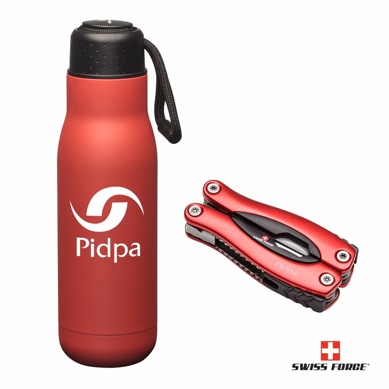 Swiss Force® Bonam Bottle & Multi-Tool Gift Set