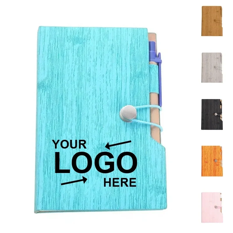 Notebook With Sticky Notes And Flags 1