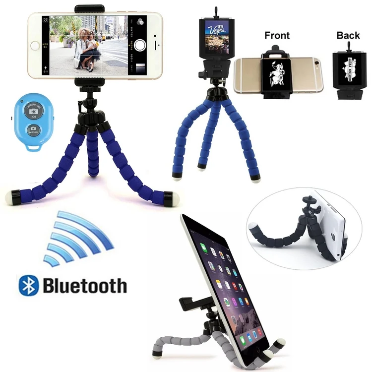 iBank ® Tripod for iPhone Samsung Android Phones GoPro for Selfies Vlogging Live Streaming 1