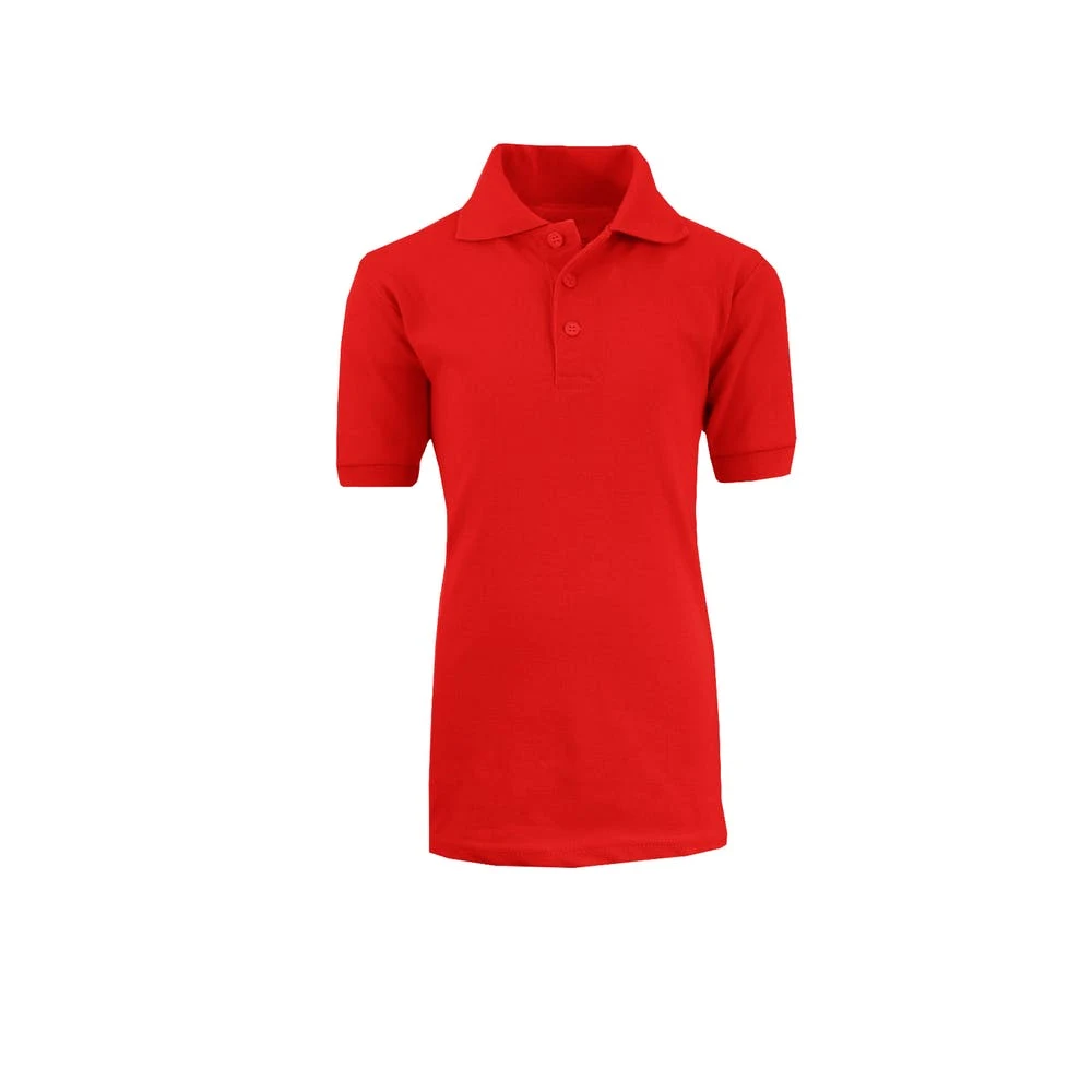 Uniform Polo Shirts - Size 8-18 Red 1