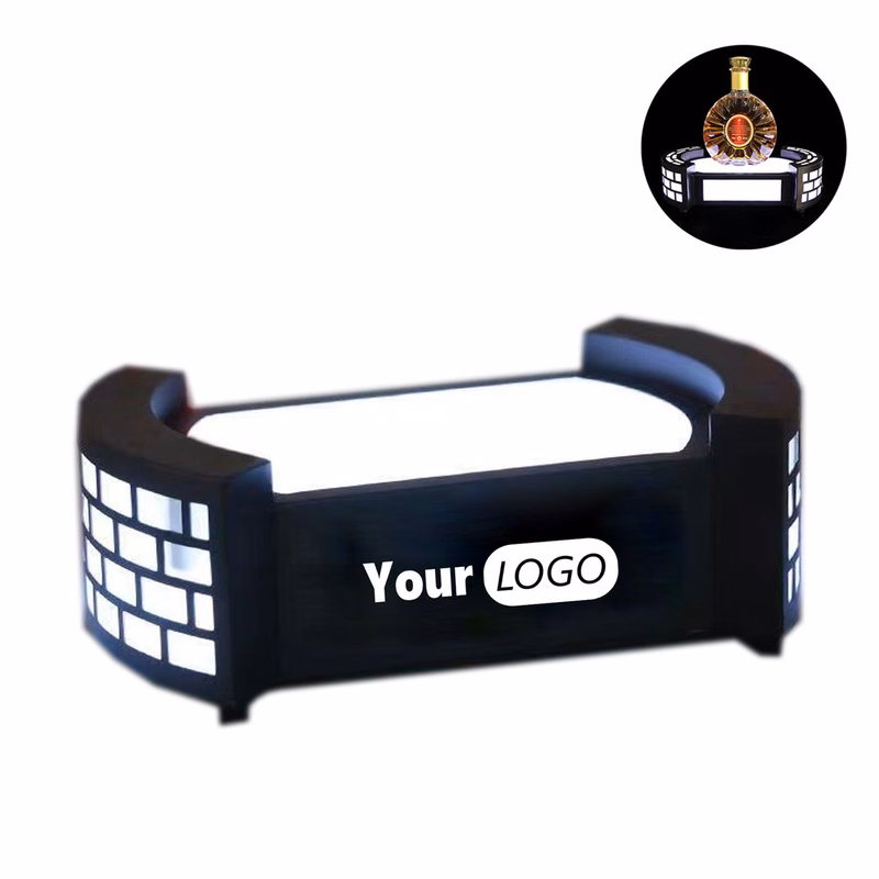 Lighted Liquor Bottle Display Shelf