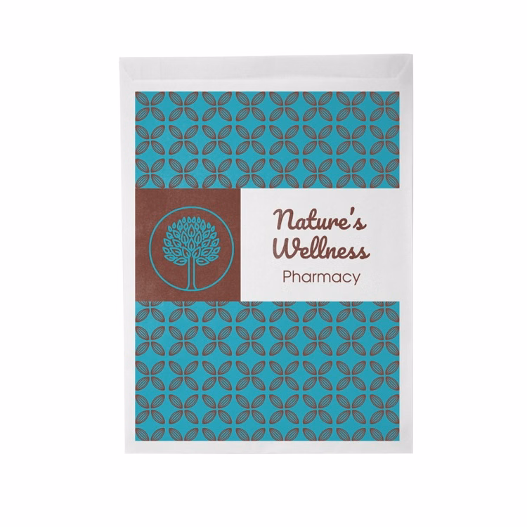 Digital Full Color Flat 1-Sided Merchant Paper Bags (8.5" x 11")