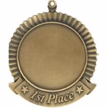 2" Insert Holder Medal, 1st Place