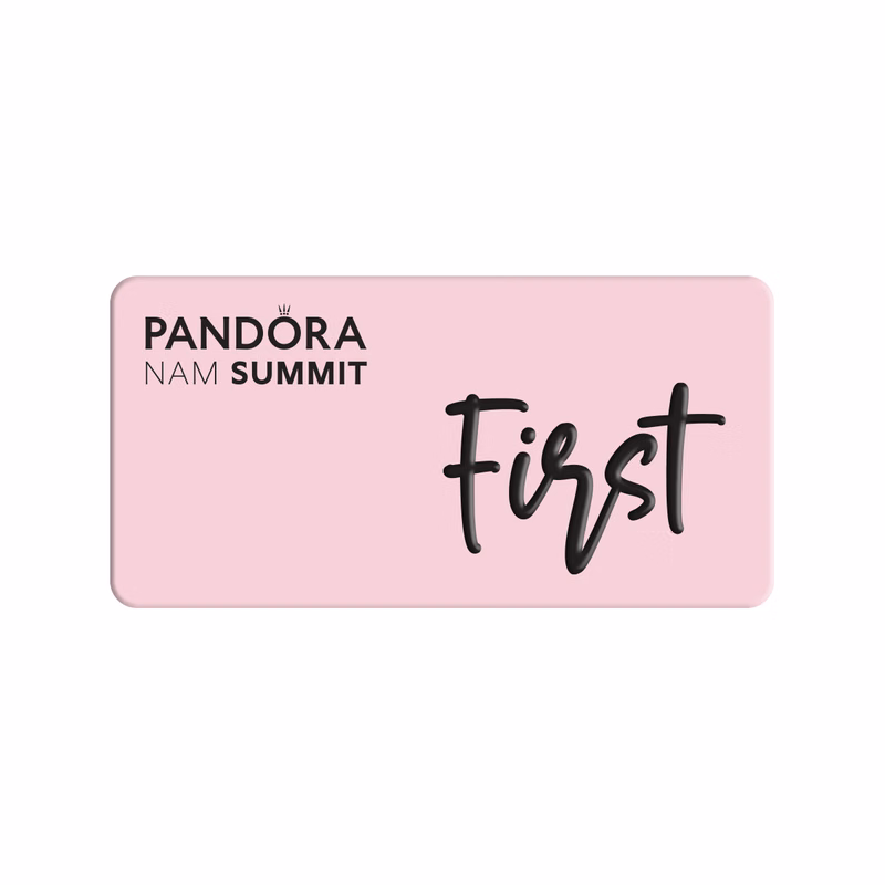 LuxeLayer Premium Full Color Deluxe Dimensional Screened Combo Badge
