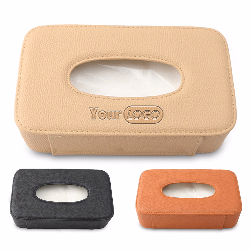 Leather Tissue Holder for Ca