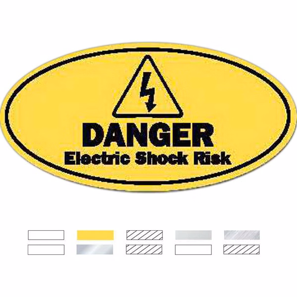 Weatherproof Oval Labels