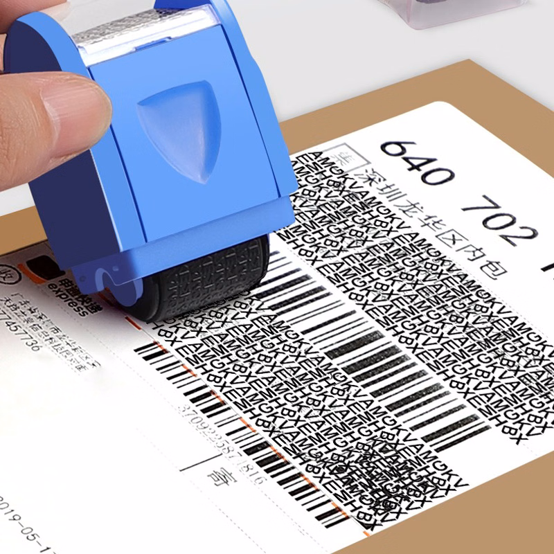 Identity Theft Protection Roller Stamp