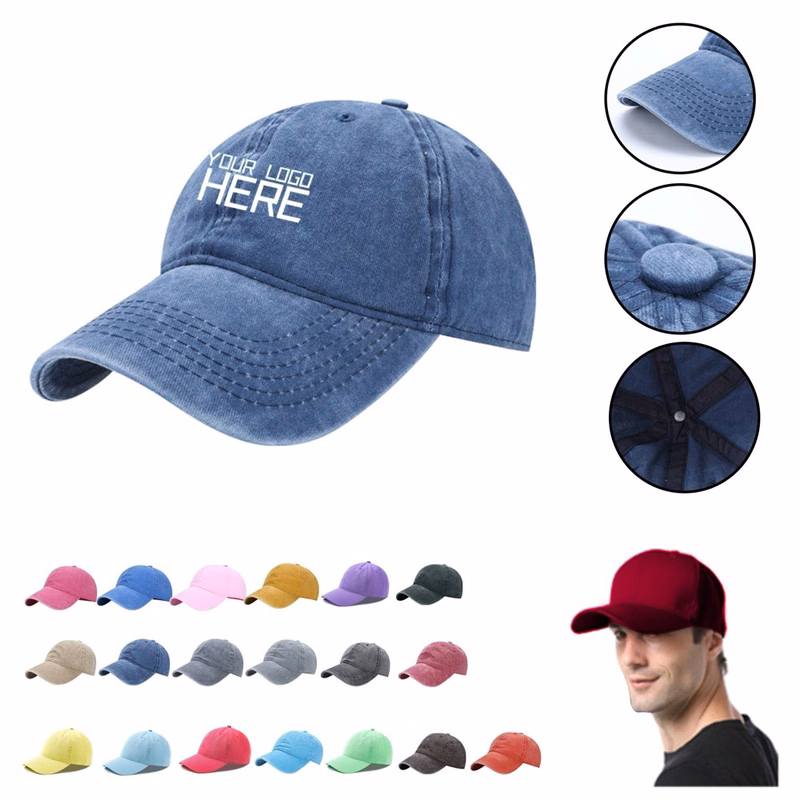 Washed Plain Baseball Cap