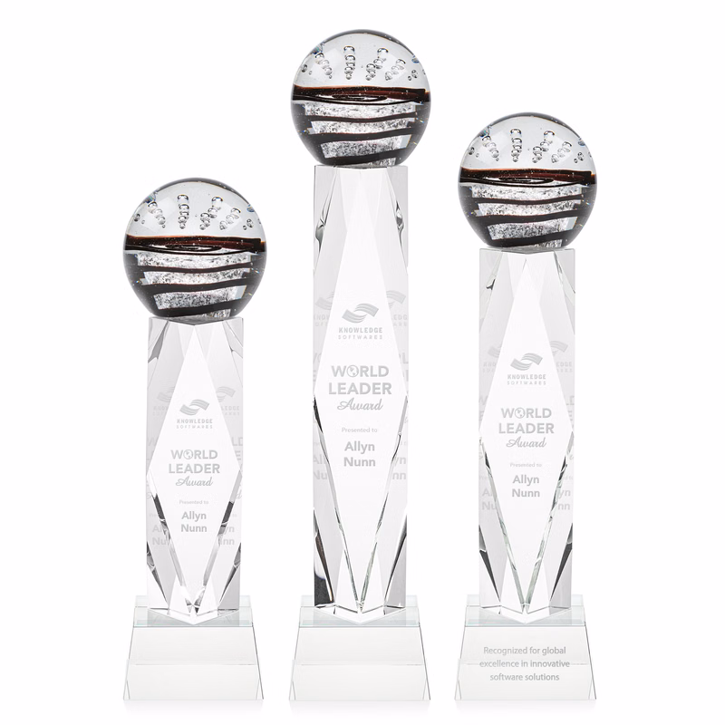 Serenity Award on Toscana Base - Clear