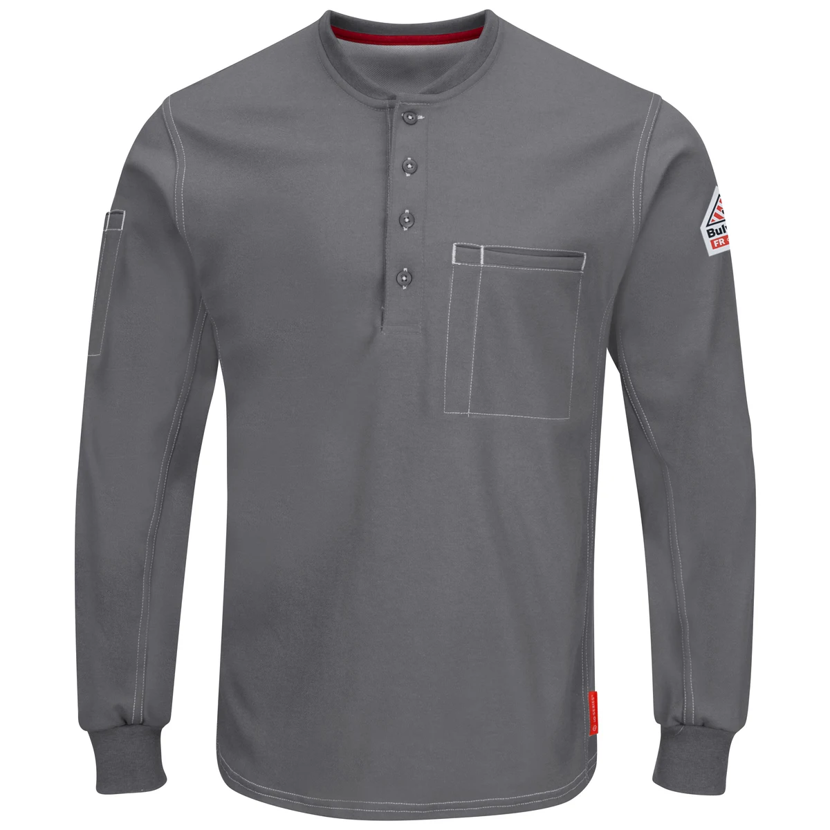 Bulwark® iQ Series® Comfort Plus Knit Men's FR Henley 1