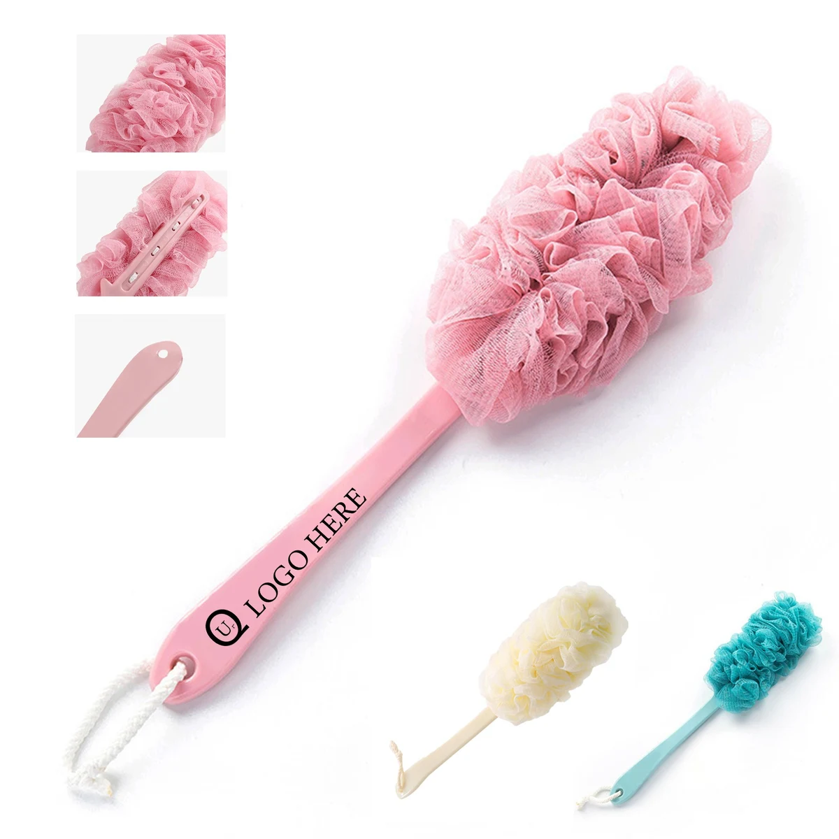 Long Handle Bath Ball Brush 1