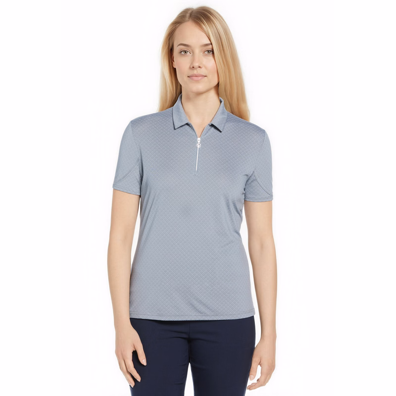 Women's Short Sleeve Stitched Chev Polo