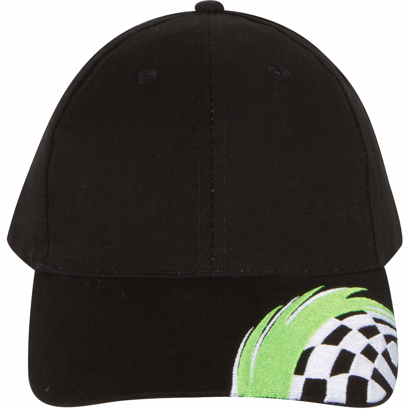 Brushed Cotton with Swoosh & Check Embroidery