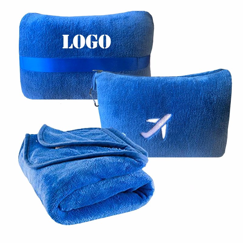 Travel Outdoor Airplane Blanket Pillow