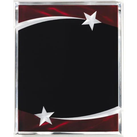9" X 12" Crystal Edge Acrylic Plaque With Marble Accents 1