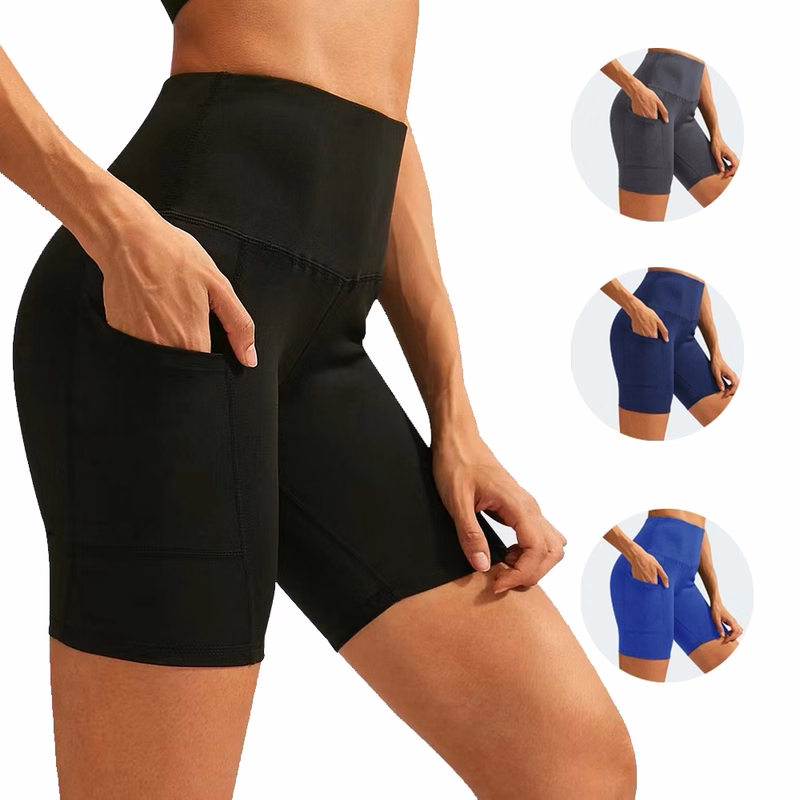 High-Waist Yoga Sports Shorts