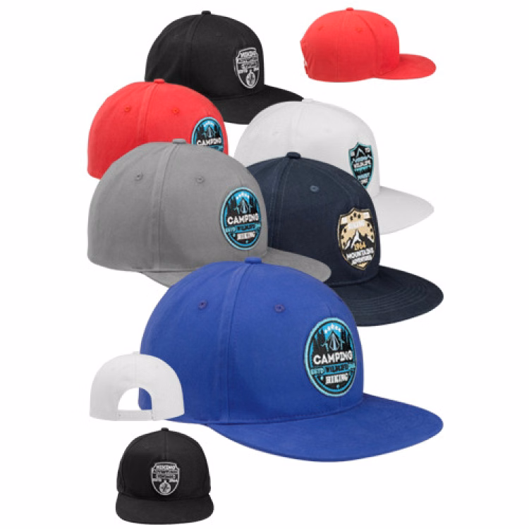 Flat Bill Snapback Hat