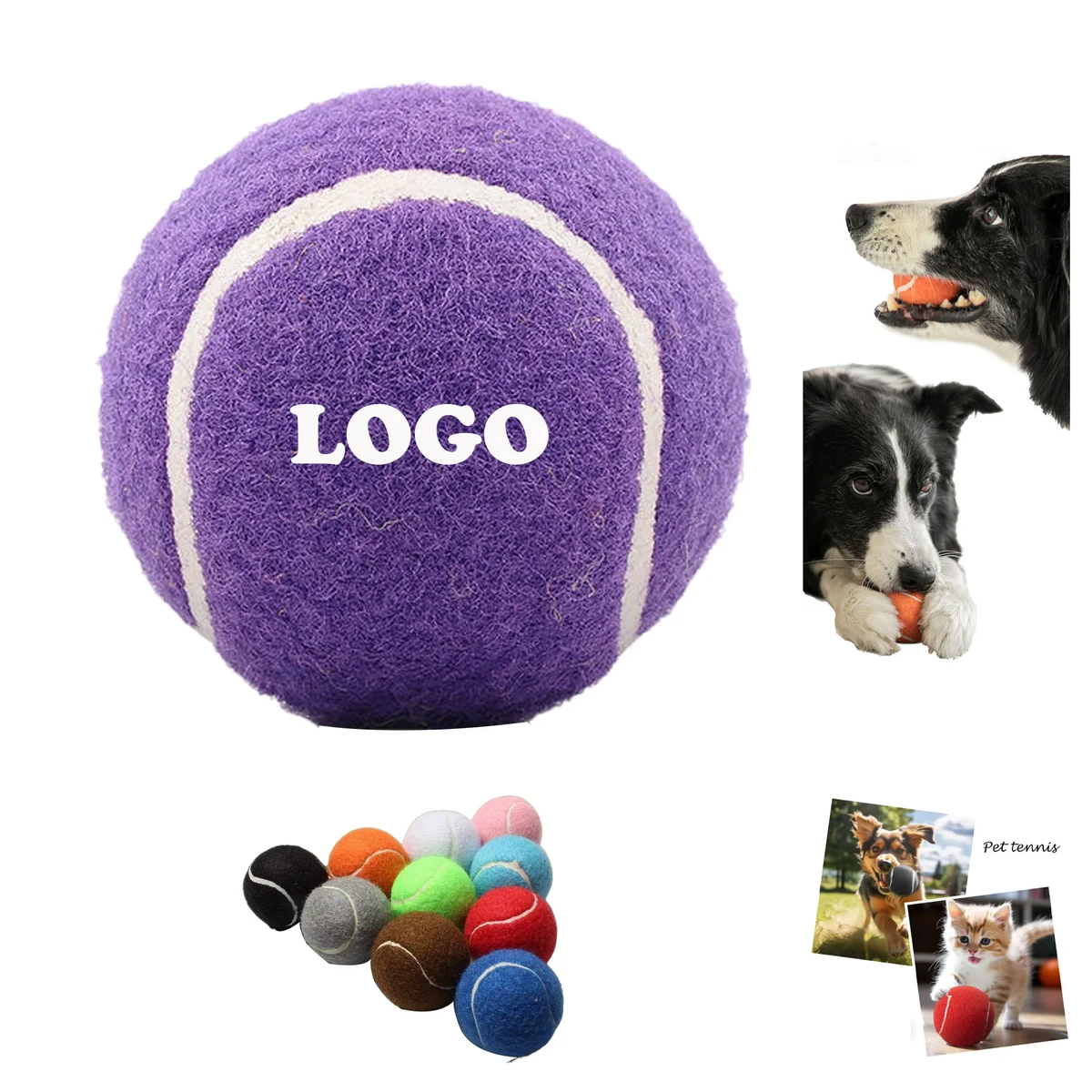MOQ 50 pcs Custom Pet Ball 1