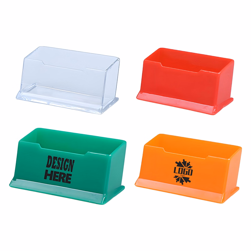 Transparent Office Card Stand for Business Promotion