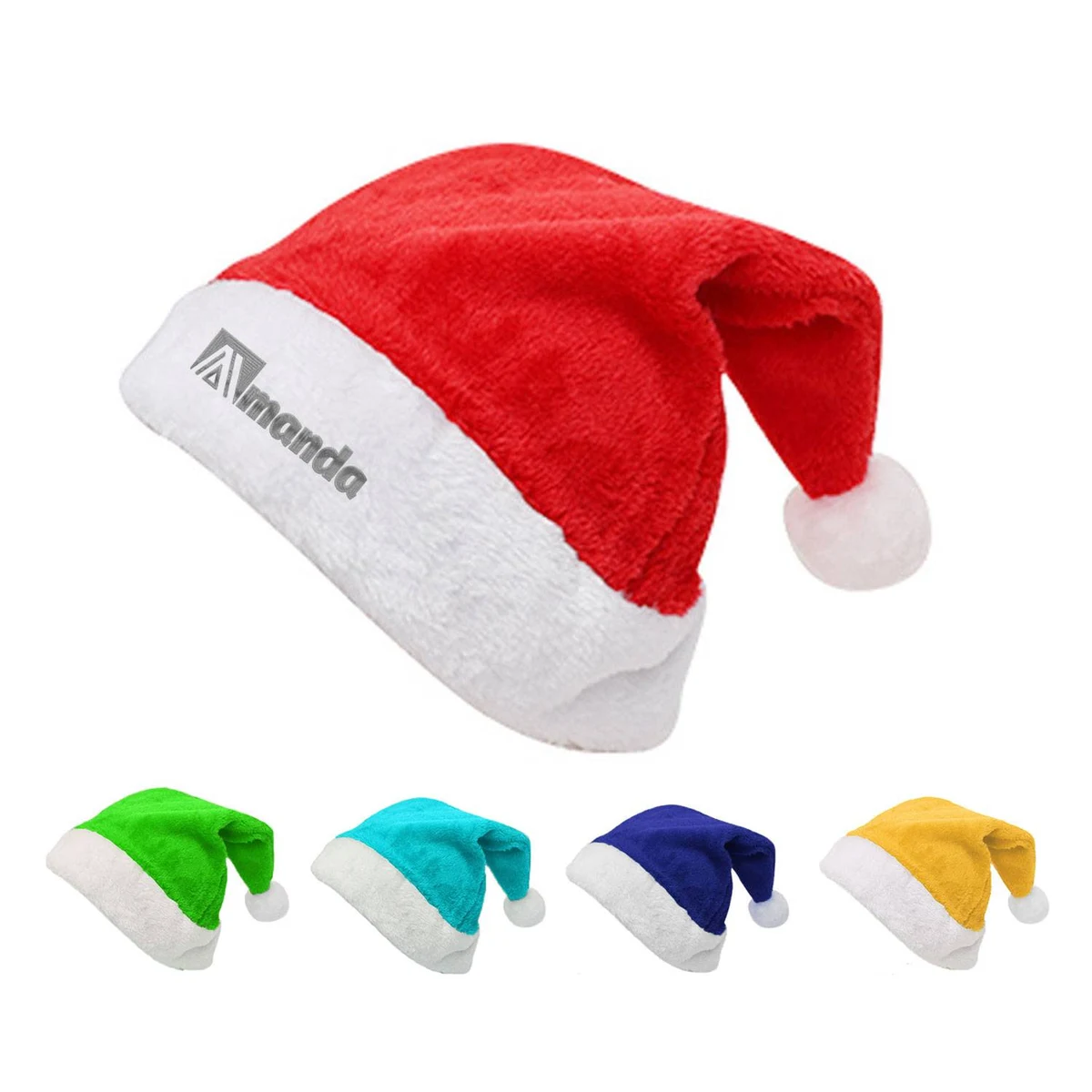Soft Plush Santa Christmas Hat 1