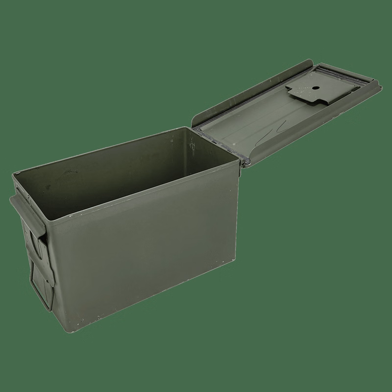 30 Caliber Army Surplus Steel Ammo Can