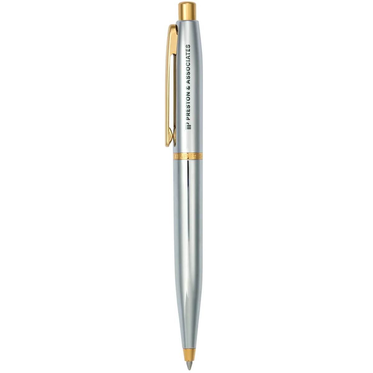 Sheaffer® VFM Polished Chrome with Gold Ballpoint 1