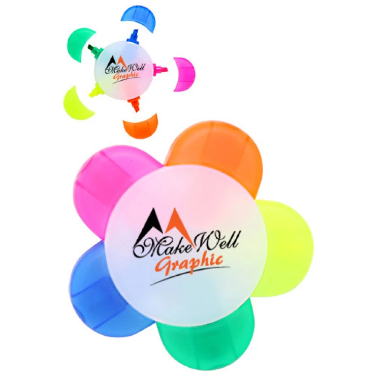 Flower Multi-Color Highlighter 1