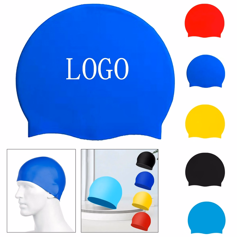 High Elastic Waterproof Silicone Swimming Cap