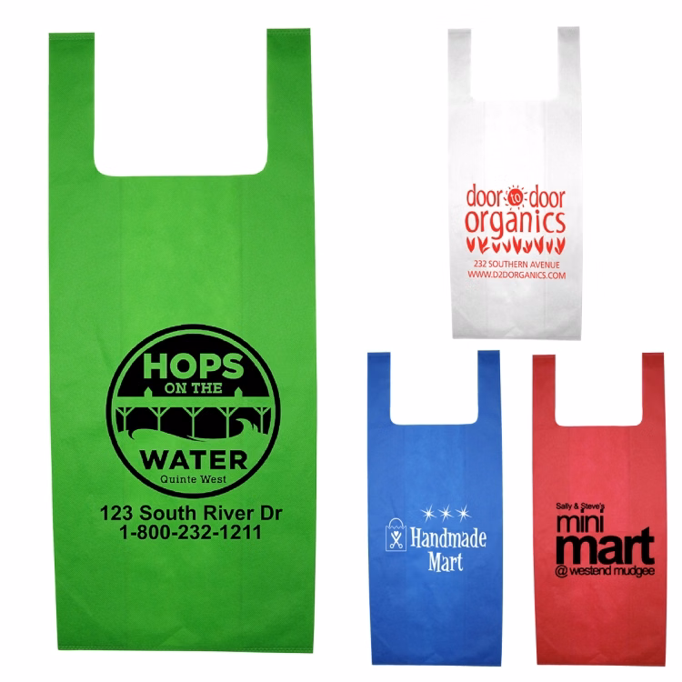 12" W x 22-1/2" H - Everyday Grocery Shopping Tote Bag