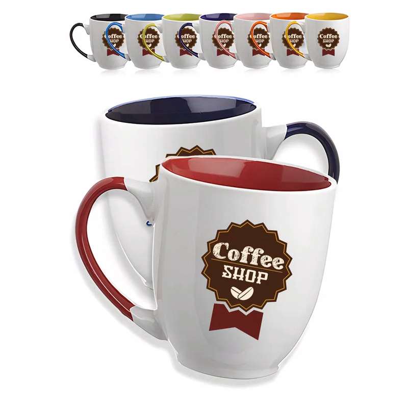 Smooth Bicolored Coffee Mugs