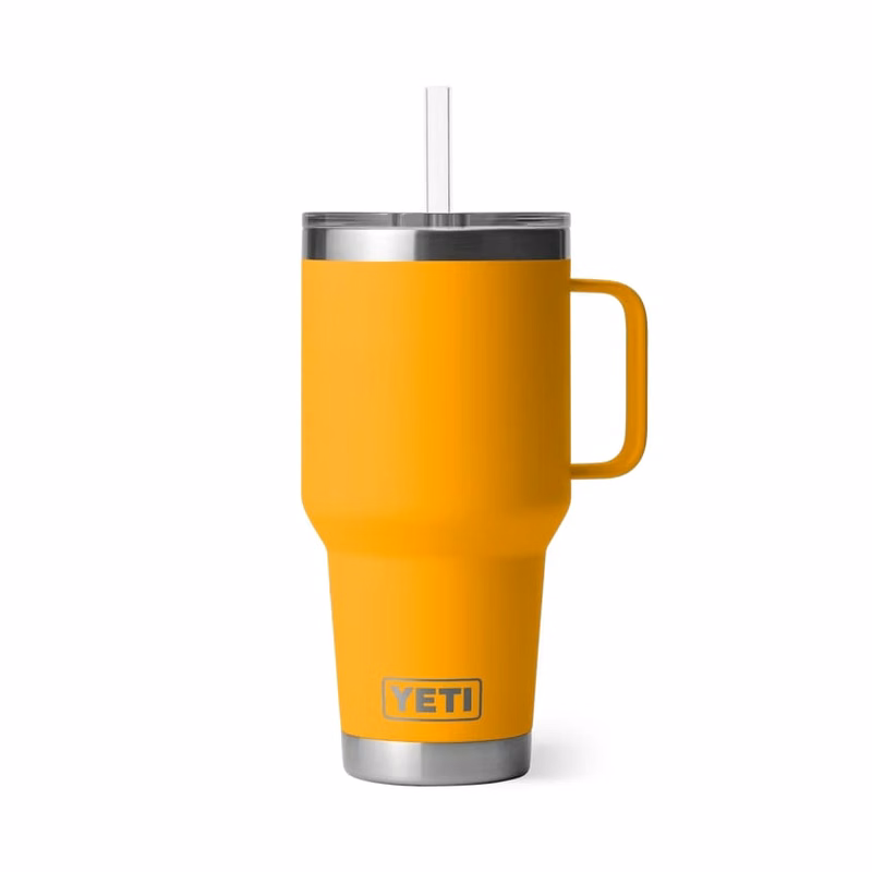YETI Rambler 35 OZ Mug w/ Straw Lid - Laser Engraved