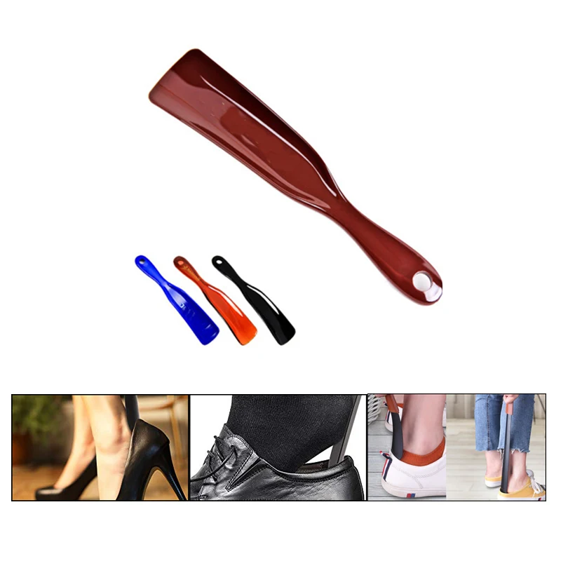 Plastic Shoehorn/Shoe Wearer With Hole 1