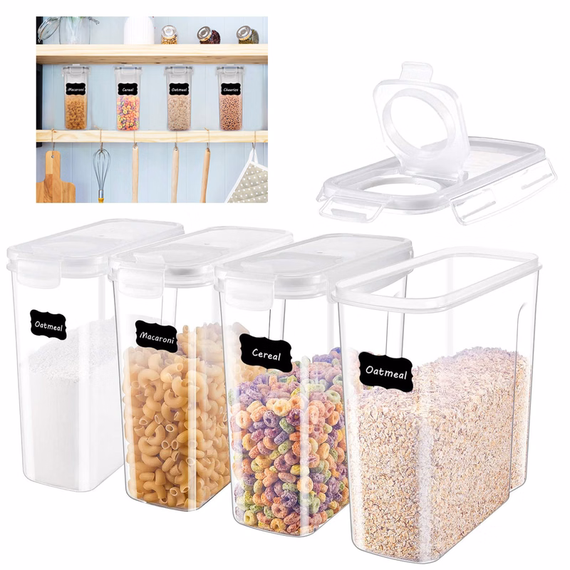 4L Food Storage Container BPA Free Kitchen Canisters