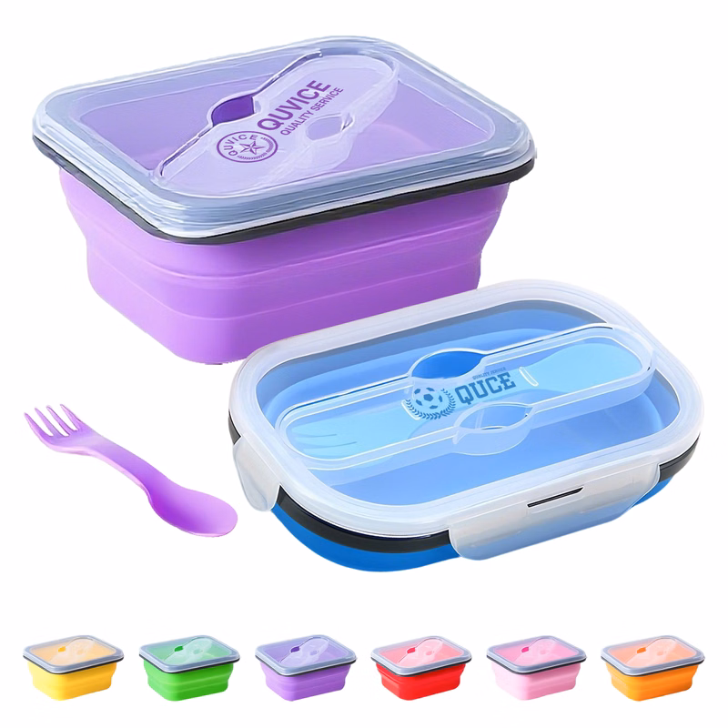 600ML Collapsible Lunch Box Containers