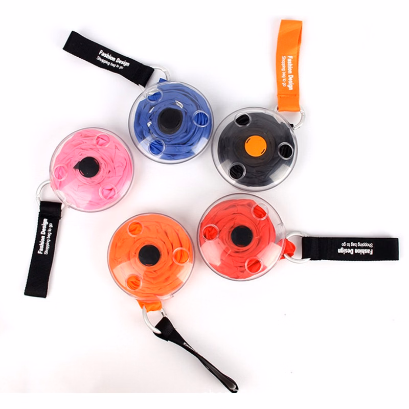 Small disc portable telescopic storage bag