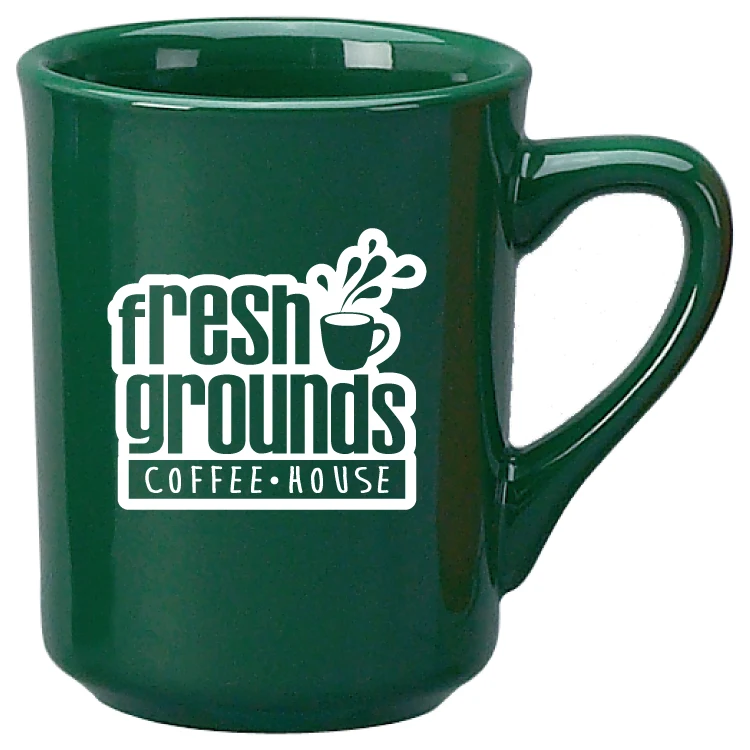 8.5 oz. Green Toledo Mug 1